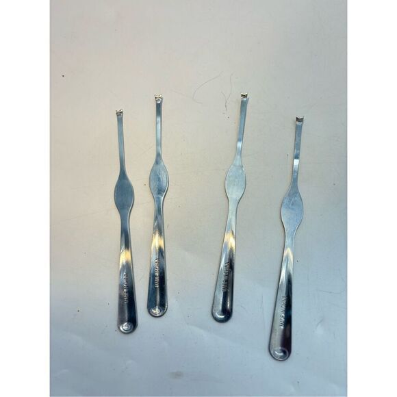 Title: Set of 4 Stainless Steel Lobster Picks – Seafood Crackers Tools – Engrave - Picture 2 of 4